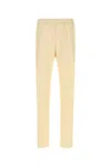 Dries Van Noten Men Pastel Yellow Jersey Pennams Pant