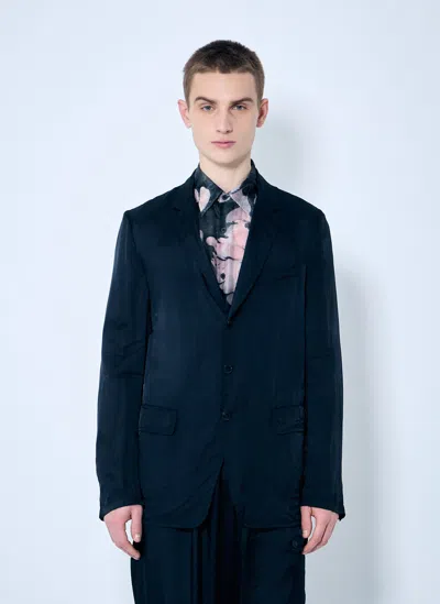 Dries Van Noten Lightweight Bilbo Blazer In Navy