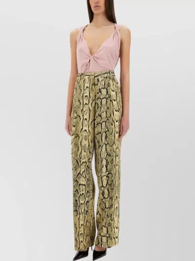 Dries Van Noten Lightweight Sleeveless Top Twist Detail In Pink