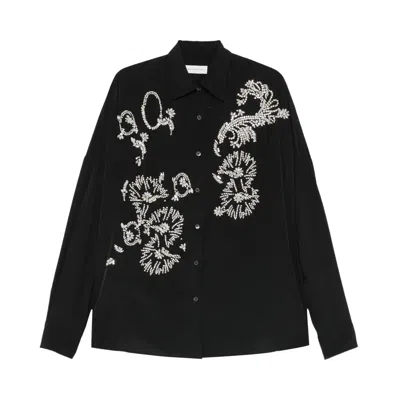 Pre-owned Dries Van Noten Lightweight Stretch Shirt 'black' | Women's Size S