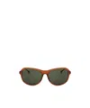 Dries Van Noten Linda Farrow X  Oval Frame Sunglasses
