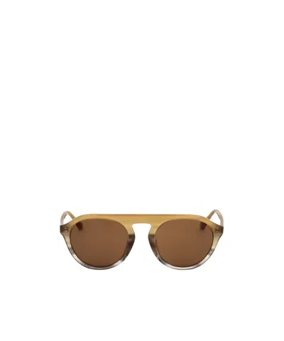 Dries Van Noten Linda Farrow X  Pilot Frame Sunglasses