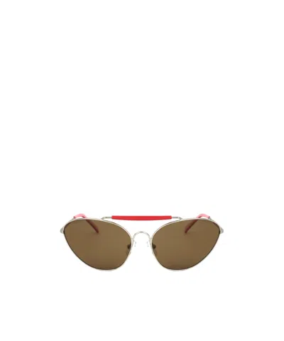 DRIES VAN NOTEN LINDA FARROW X DRIES VAN NOTEN PILOT FRAME SUNGLASSES