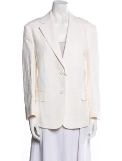 Pre-owned Dries Van Noten Linen Blazer In Pink
