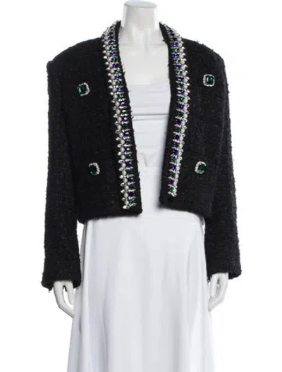 Pre-owned Dries Van Noten Linen Jacket W/ Tags In Black