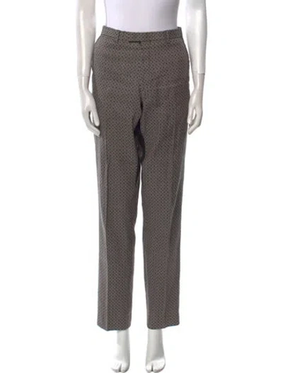 Pre-owned Dries Van Noten Linen Skinny Leg Pants In Neutral