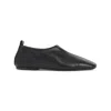 Dries Van Noten Soft Black Leather Loafers With Squared Toe In Black