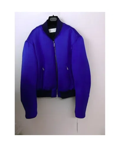 Dries Van Noten Logo Casual Jacket In Blue