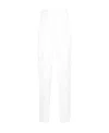Dries Van Noten Logo Casual Pants In White