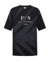 Dries Van Noten Logo Graphic Print Crew Neck T-shirt In Black