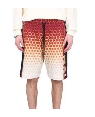 DRIES VAN NOTEN DRIES VAN NOTEN LOGO PRINTED DRAWSTRING BERMUDA SHORTS