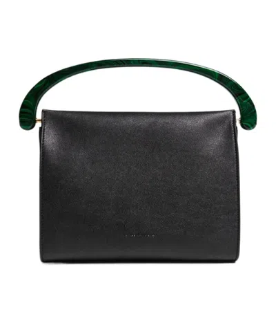 Dries Van Noten Logo Shoulder Bag In Black