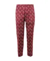 Dries Van Noten Logo Suit Trousers In Red