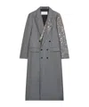 Dries Van Noten Razon Bis Emb 1307 M.w.coat Raf In Gray