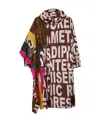 Dries Van Noten Long Cloak In Multicolor