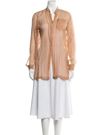 Pre-owned Dries Van Noten Long Dress In Neutrals