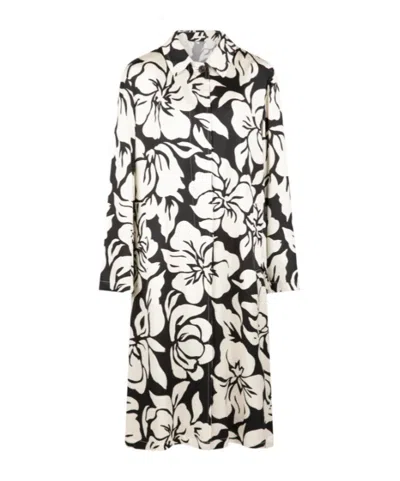 Dries Van Noten Long, Loose Shirt-style Dress In Black
