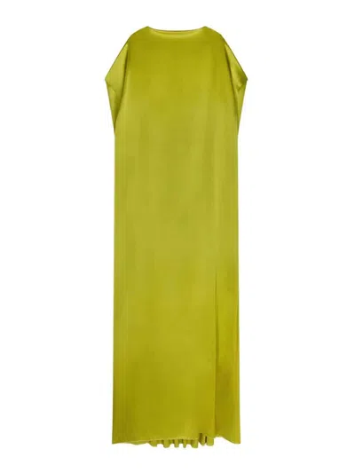 Dries Van Noten Floor-length Dress In Green
