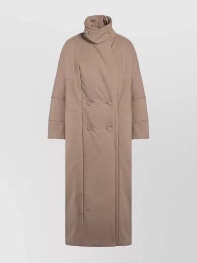 DRIES VAN NOTEN LONG OVERSIZED COAT IN COTTON