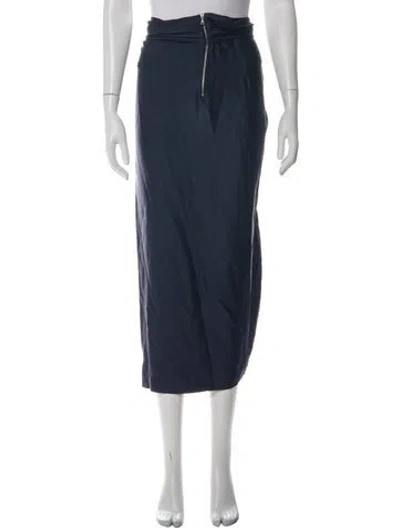 Pre-owned Dries Van Noten Long Skirt In Blue