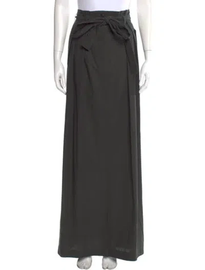 Pre-owned Dries Van Noten Long Skirt In Gray