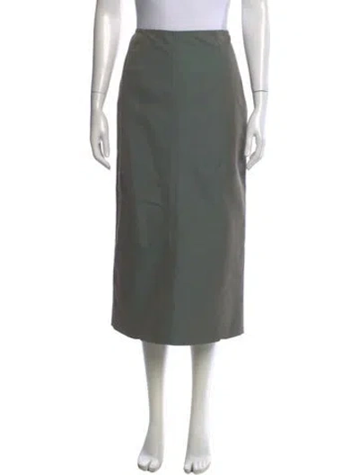 Pre-owned Dries Van Noten Long Skirt In Gray