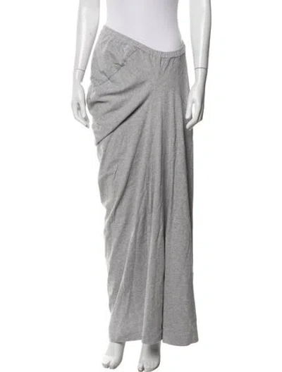Pre-owned Dries Van Noten Long Skirt In Grey