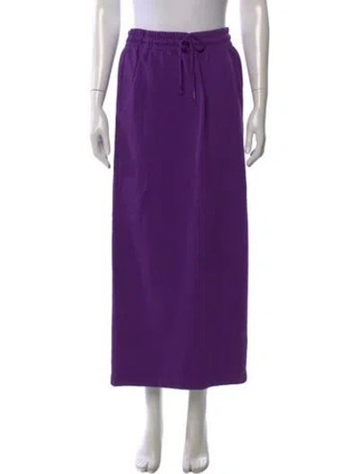 Pre-owned Dries Van Noten Long Skirt In Purple