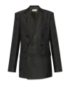 Dries Van Noten Long Sleeve Blazer In Black