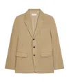 Dries Van Noten Long Sleeve Blazer In Nude