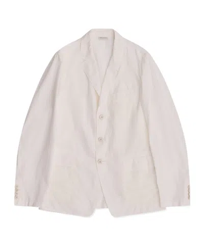 Dries Van Noten Long Sleeve Blazer In White