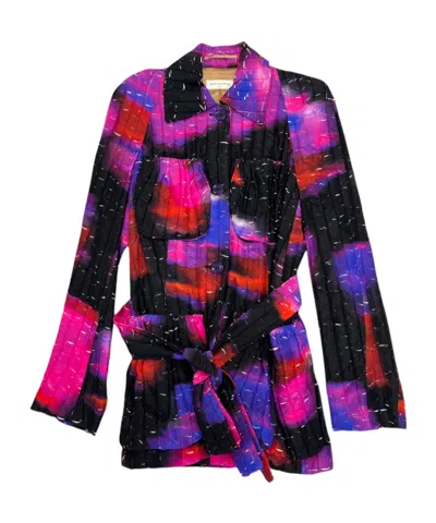Dries Van Noten Long Sleeve Casual Jacket In Multi
