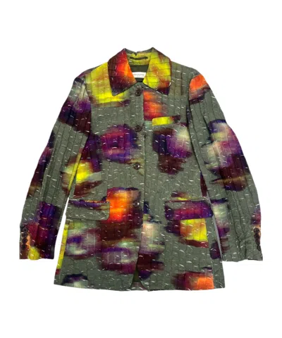 Dries Van Noten Long Sleeve Casual Jacket In Multi