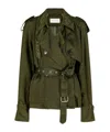 Dries Van Noten Long Sleeve Casual Jacket In Green