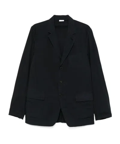 Dries Van Noten Long Sleeve Casual Jacket In Navy Blue