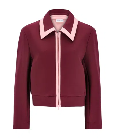 Dries Van Noten Long Sleeve Casual Jacket In Red