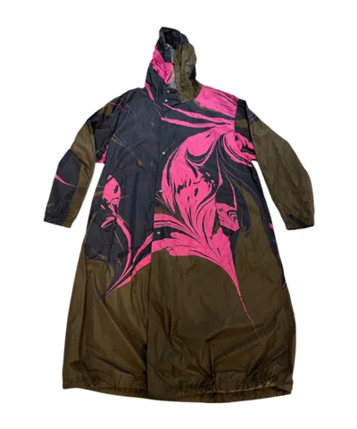 Dries Van Noten Long Sleeve Coat In Green