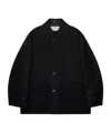 Dries Van Noten Single-breasted Rivne Short Coat In Black