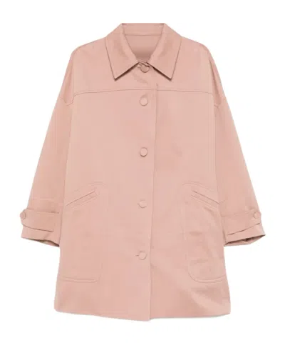 Dries Van Noten Long Sleeve Coat In Brown