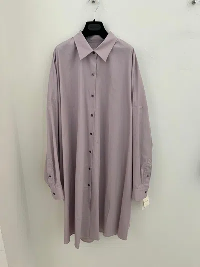 Dries Van Noten Long Sleeve Dress In Neutral