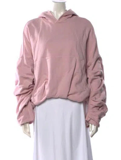 Pre-owned Dries Van Noten Long Sleeve Hoodie In Pink