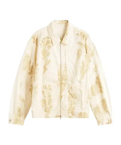 Dries Van Noten Long Sleeve Jacket In Neutral