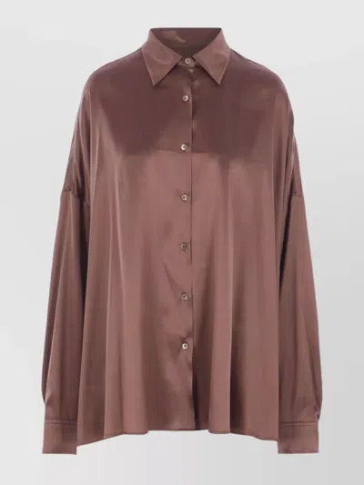 DRIES VAN NOTEN LONG SLEEVE RELAXED FIT COLLARED SHIRT