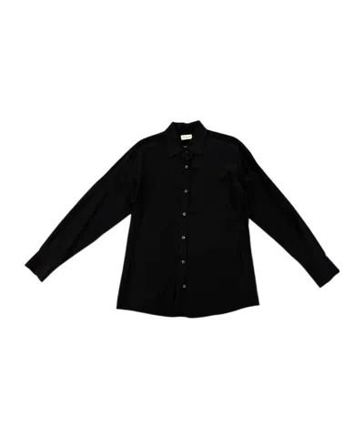 Dries Van Noten Long Sleeve Shirt In Black