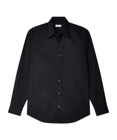 Dries Van Noten Long Sleeve Shirt In Black