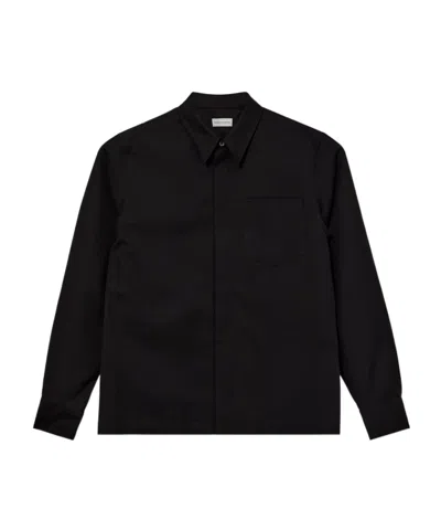 Dries Van Noten Long Sleeve Shirt In Black
