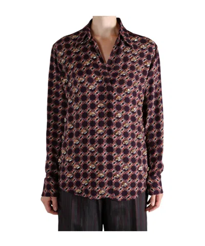 Dries Van Noten Long Sleeve Shirt In Black