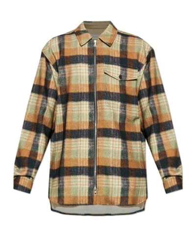 Dries Van Noten Long Sleeve Shirt In Multi