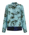 Dries Van Noten Floral Pattern Long Sleeves Shirt With Chest Pocket In Multi