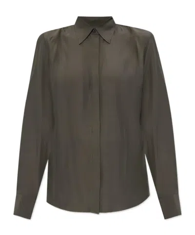 Dries Van Noten Long Sleeve Shirt In Multi